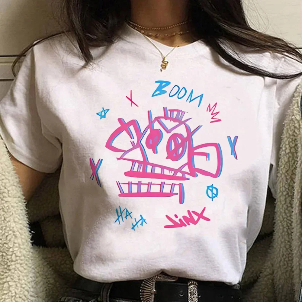 Summer Grunge Clothing - Jinx Arcane Maymun T Shirt Anime