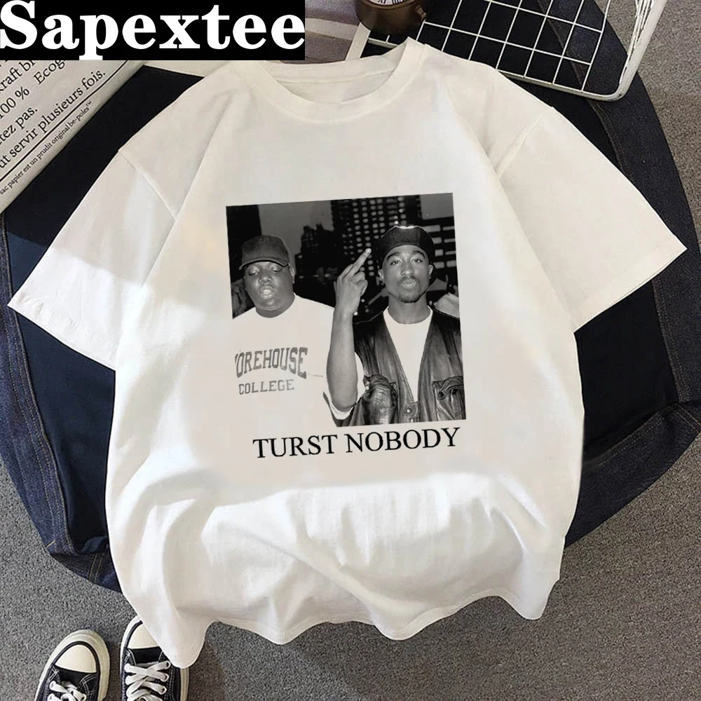 Summer Grunge Clothing - tupac üst tees yaz üst kadın