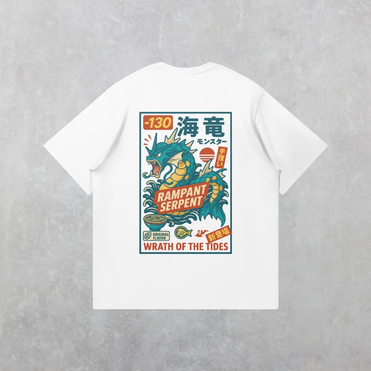 Summer Clothing Good Quality - Anime Pokémon Gyarados T-shirt Erkekler ve