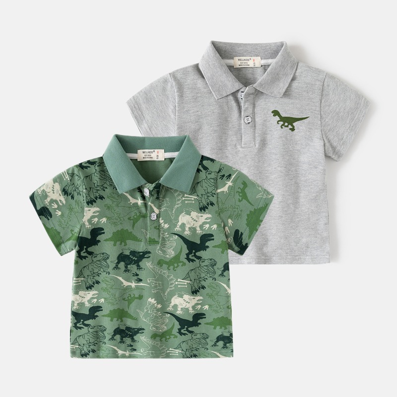 Summer Clothing Toddler - Erkek Çocuk Yazlık Kısa Kollu Polo