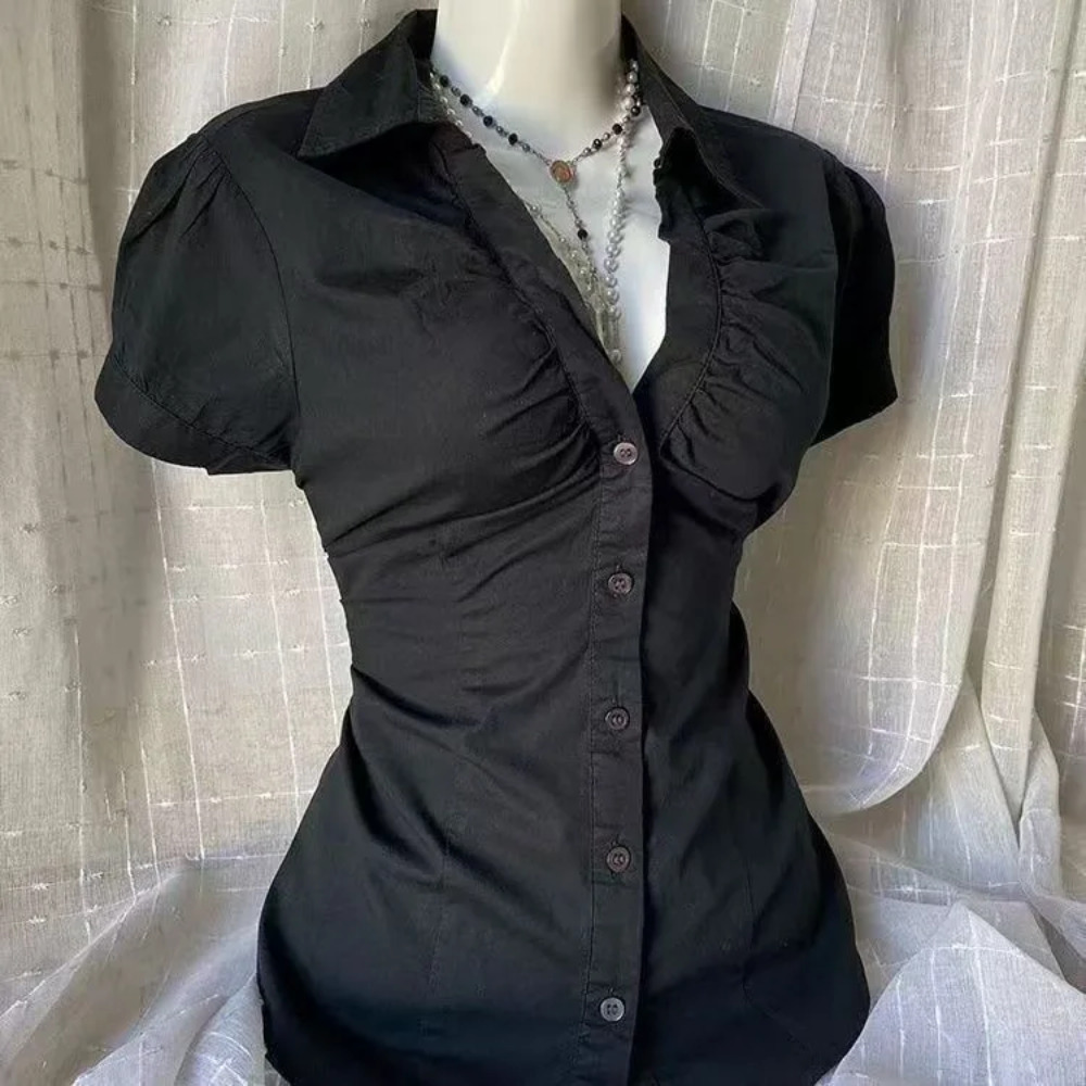 Bayan Y2K Grunge Bluz Gotik Kı - Summer Grunge Clothing incelemesi ve fiyatı