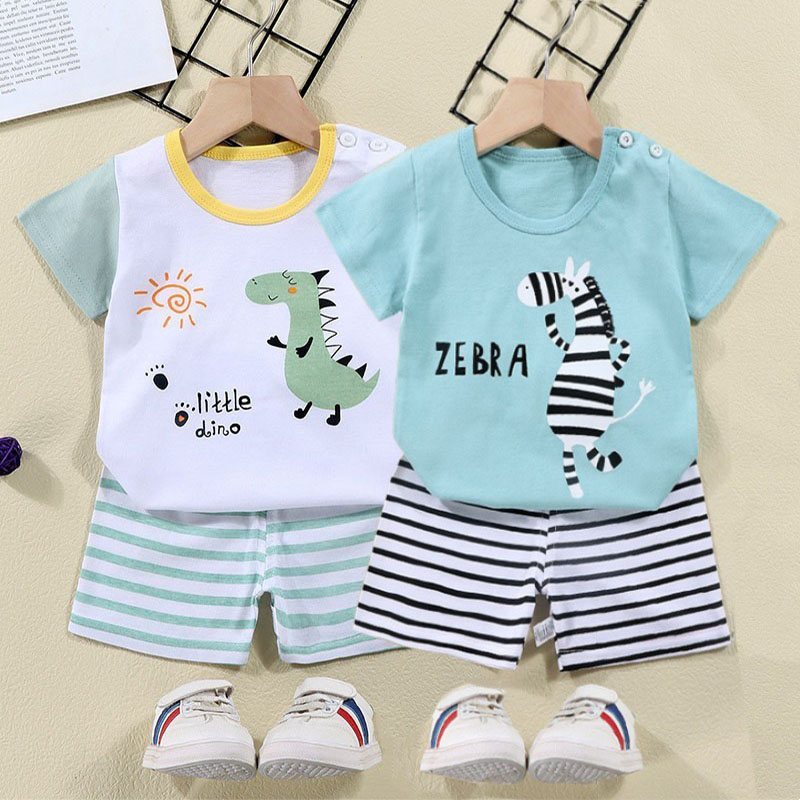 Pamuk Tees + Şort 2 parçalı eş - Summer Clothing Toddler incelemesi ve fiyatı